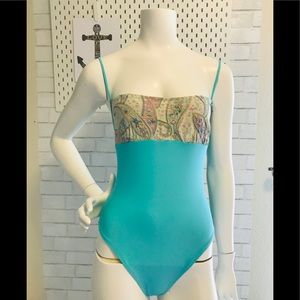 Free by Gottex boho inspired one piece swimsuit